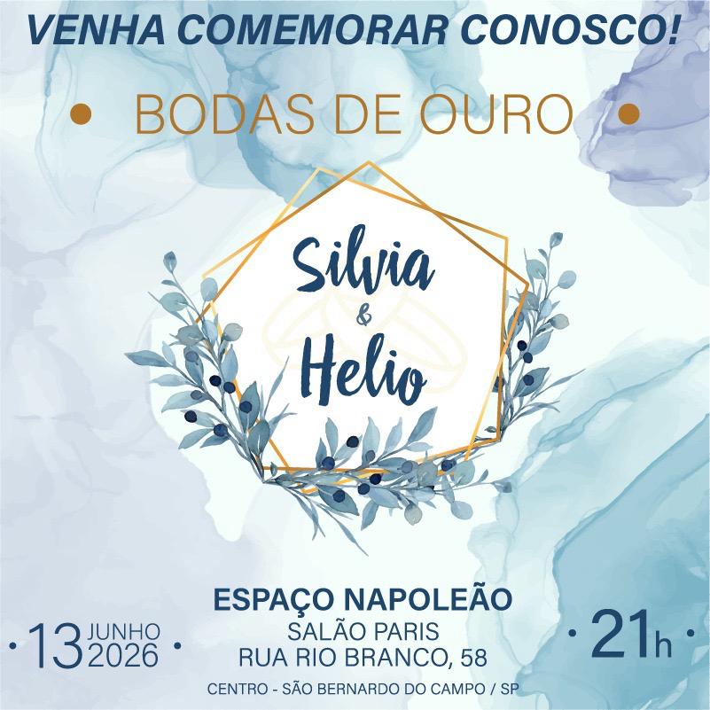 BODAS DE OURO SILVIA E HÉLIO